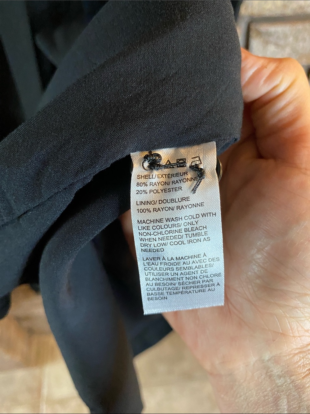 Saks Fifth Avenue Black Button-Front Midi Shirt Dress with Tie & Flutter Sleeve - Picture 7 of 11